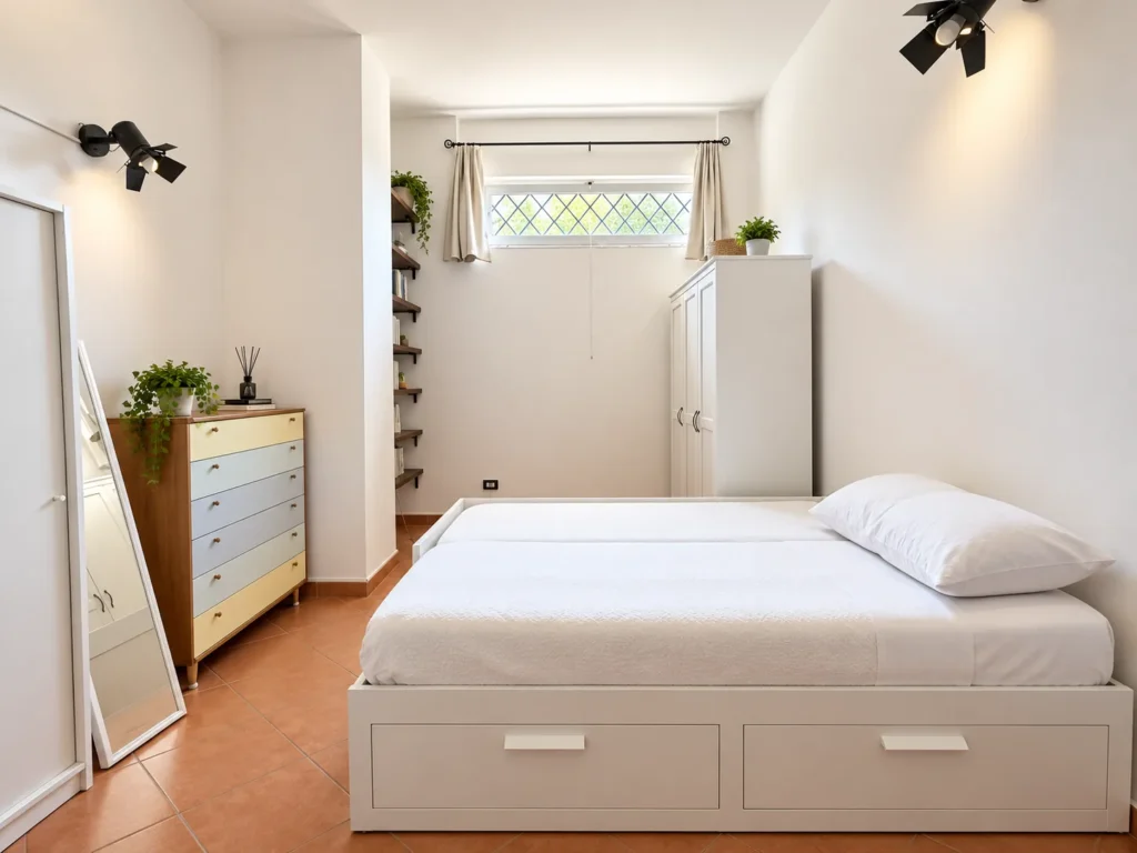 Seconda camera da letto del villino a schiera, immagine 9 di 10